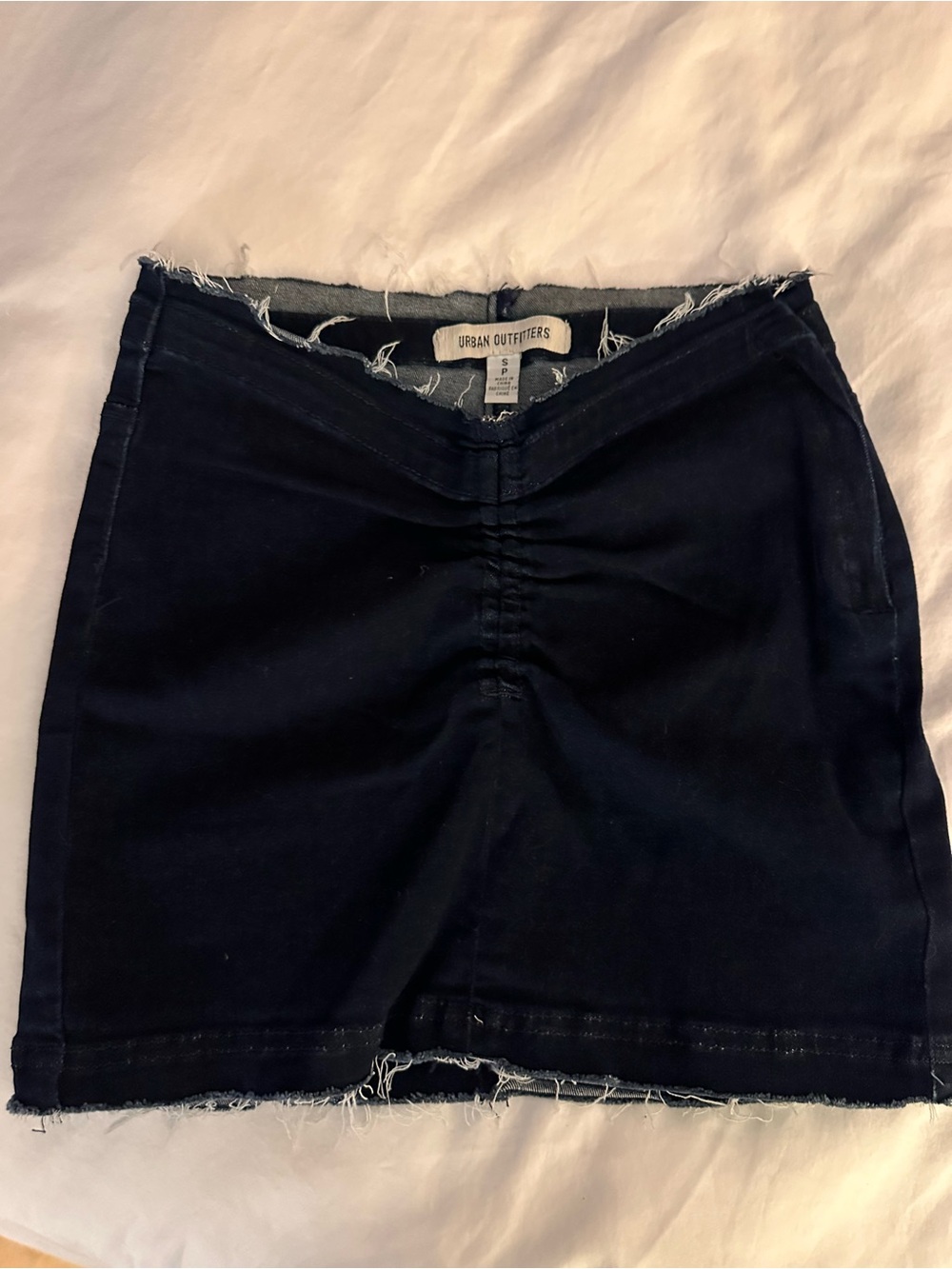 Urban Outfitters Navy Denim Mini Skirt